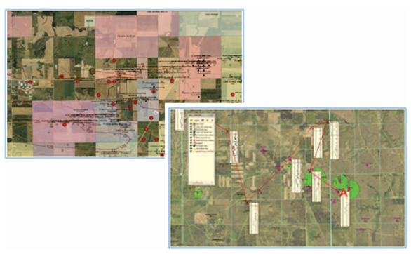 Display Satellite Imaginary, Culture and Well Data and all types of attributes with Powerful mapping capabilities Display Satellite Imaginary, Culture and Well Data and all types of attributes with Powerful mapping capabilities