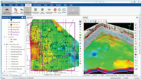 GVERSE Geomodeling integrated Map and 3D View in one window GVERSE Geomodeling integrated Map and 3D View in one window