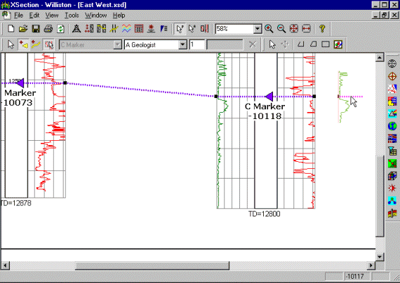 Picking and correlating picks with Correlation tool IPicking and correlating picks with Correlation tool
